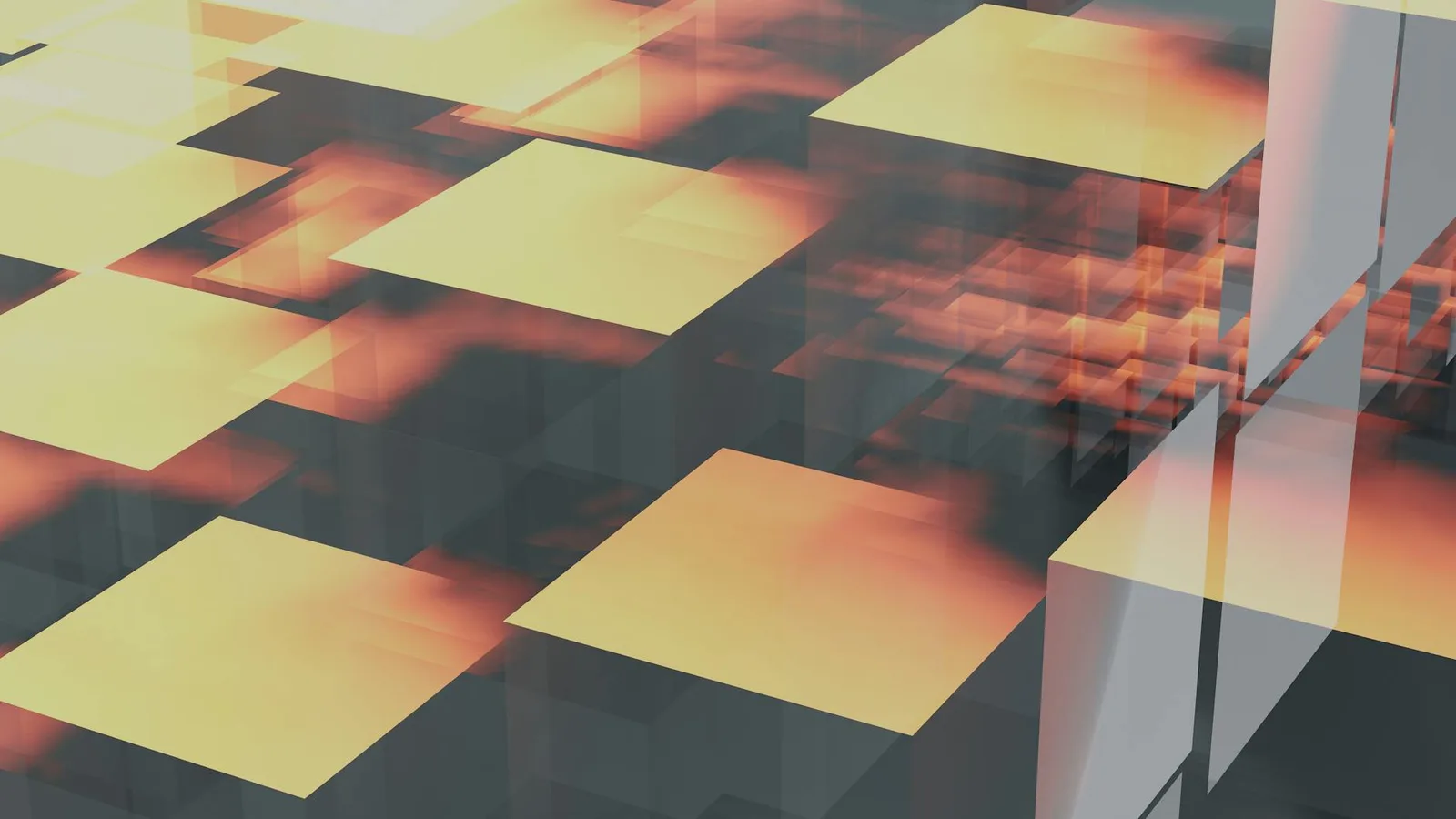 CISO First 90 Days: What to Do and What to Avoid — Modern abstract geometry with warm light hues and layered squares.